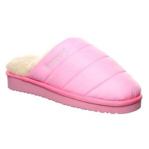 BearPaw Pink Quilted Faux-Shearling
Slide Slippers for Women Size-7 NWT